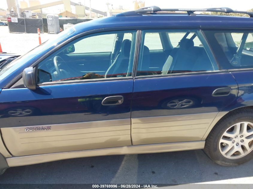 2004 Subaru Outback VIN: 4S3BH675147641872 Lot: 39769996