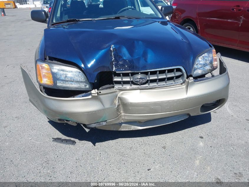 2004 Subaru Outback VIN: 4S3BH675147641872 Lot: 39769996