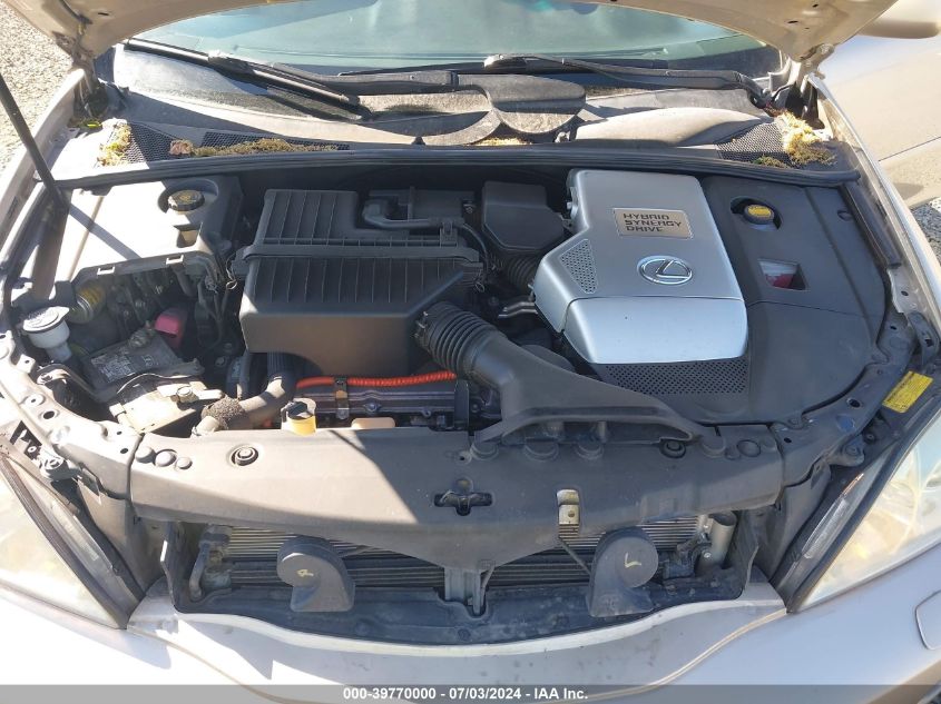 2006 Lexus Rx 400H VIN: JTJHW31U660001759 Lot: 39770000