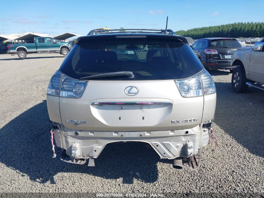 2006 Lexus Rx 400H VIN: JTJHW31U660001759 Lot: 39770000