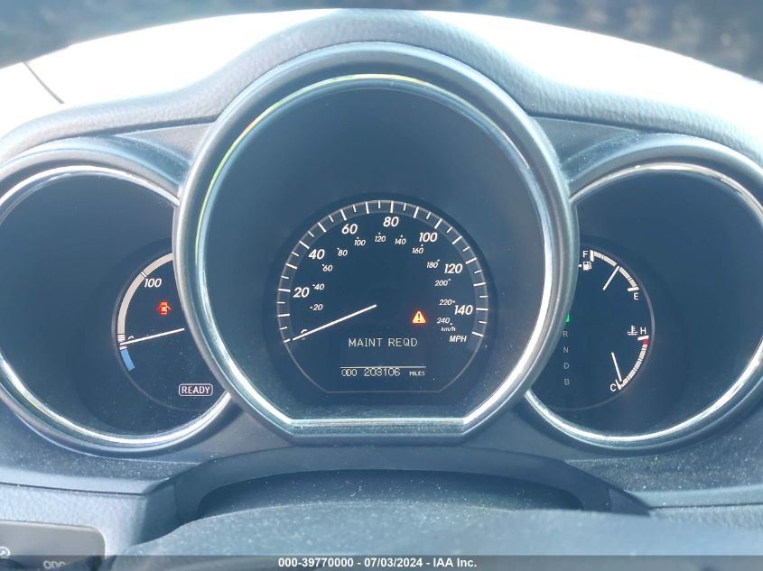 2006 Lexus Rx 400H VIN: JTJHW31U660001759 Lot: 39770000