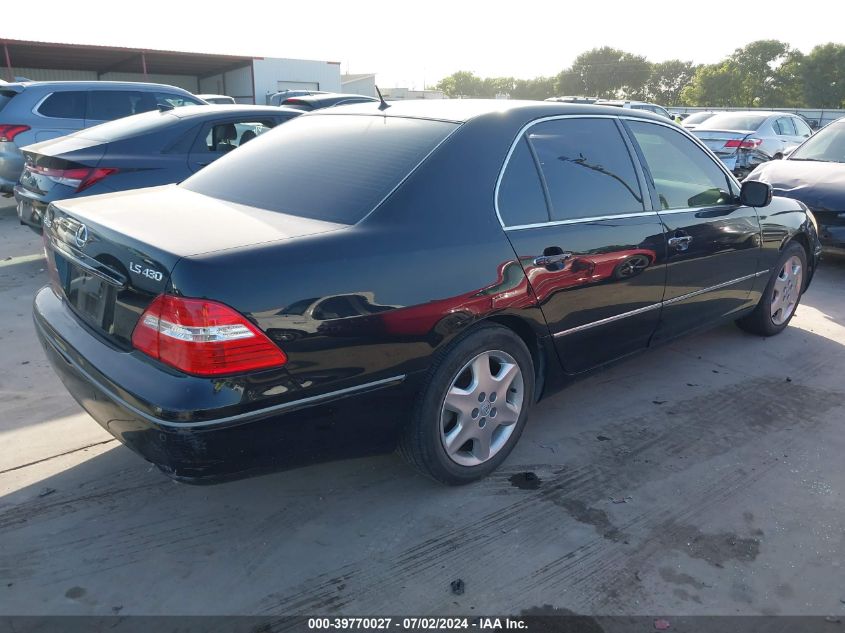 2004 Lexus Ls 430 VIN: JTHBN36F140162585 Lot: 39770027