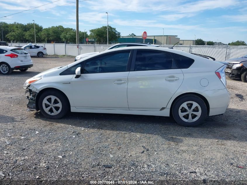 2015 Toyota Prius Three VIN: JTDKN3DU6F0461804 Lot: 39770045