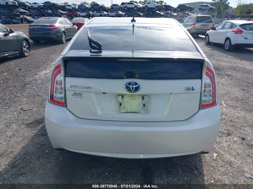 2015 Toyota Prius Three VIN: JTDKN3DU6F0461804 Lot: 39770045