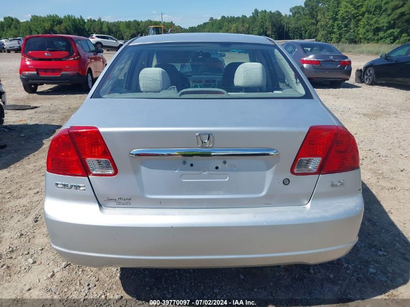 2003 Honda Civic Lx VIN: 1HGES16593L032202 Lot: 39770097