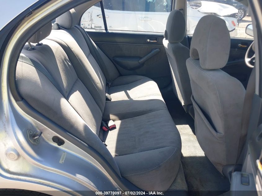 2003 Honda Civic Lx VIN: 1HGES16593L032202 Lot: 39770097