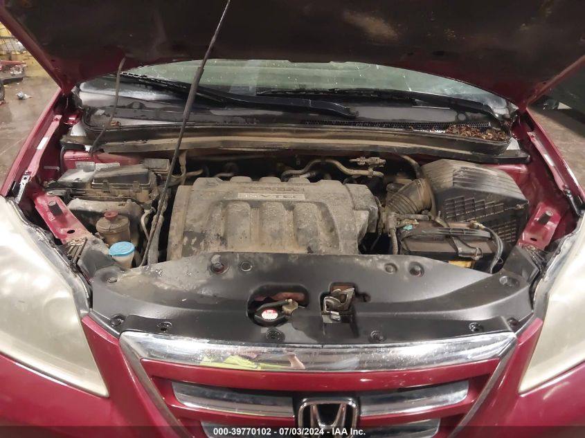 2006 Honda Odyssey Ex VIN: 5FNRL38426B058452 Lot: 39770102