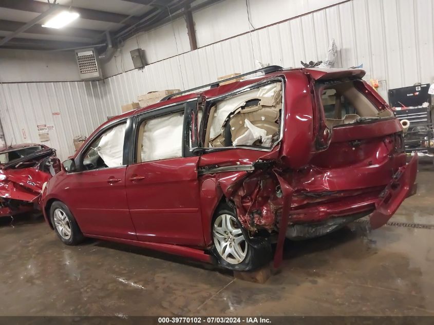 2006 Honda Odyssey Ex VIN: 5FNRL38426B058452 Lot: 39770102