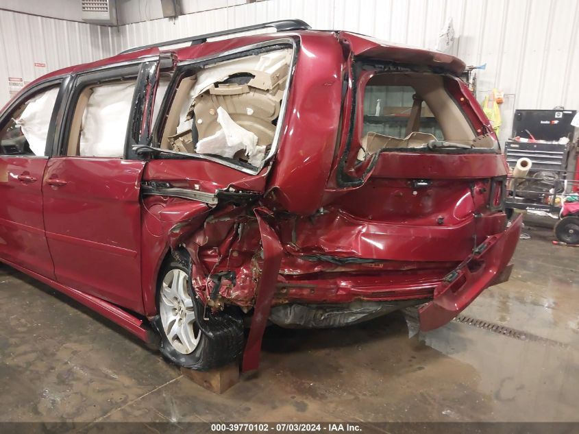 2006 Honda Odyssey Ex VIN: 5FNRL38426B058452 Lot: 39770102