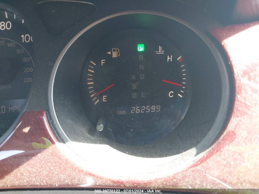 2003 Lexus Es 300 VIN: JTHBF30G030108191 Lot: 39770122