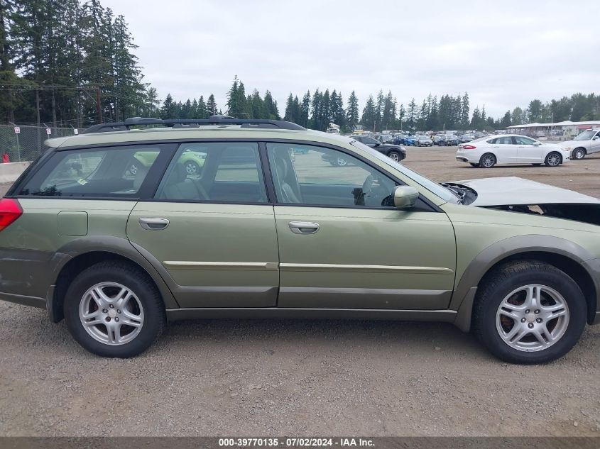 2005 Subaru Outback 2.5I Limited VIN: 4S4BP62C857306565 Lot: 39770135