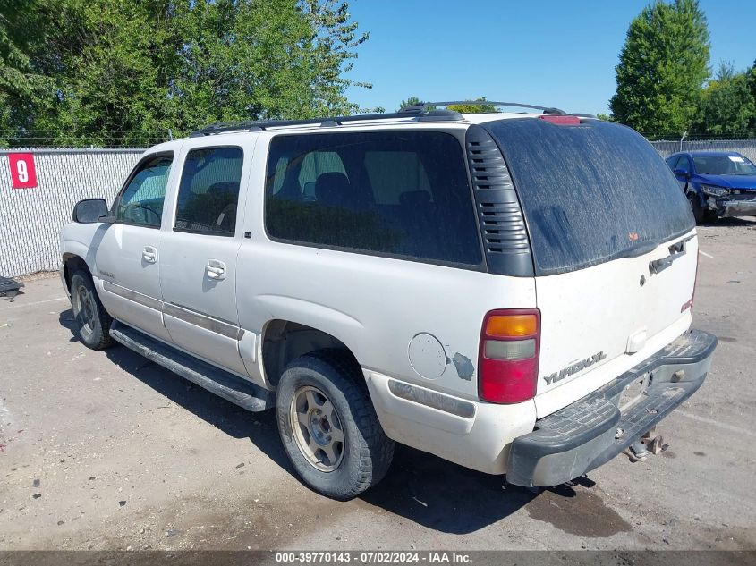 3GKFK16TX1G272617 2001 GMC Yukon Xl 1500 Sle