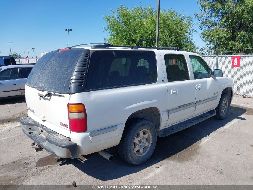 2001 GMC Yukon Xl 1500 Sle VIN: 3GKFK16TX1G272617 Lot: 39770143