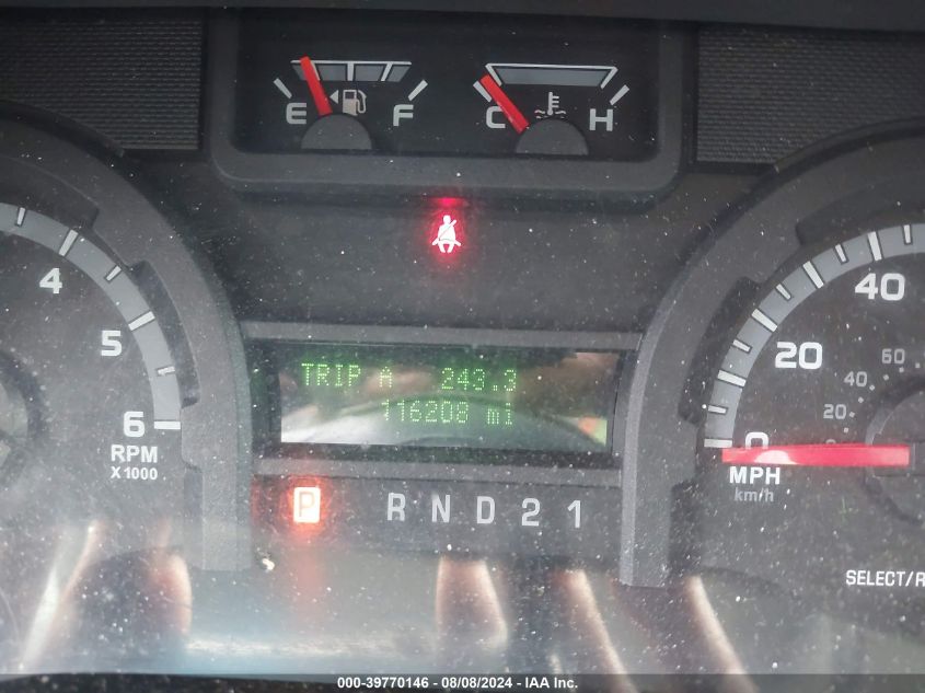 2010 Ford E-250 Commercial/Recreational VIN: 1FTNE2ELXADA10339 Lot: 39770146