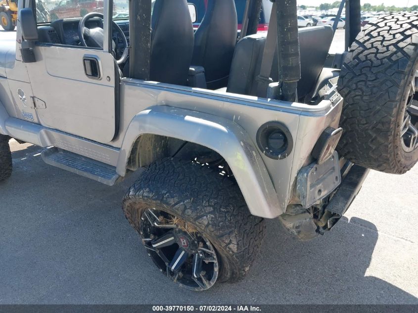 2001 Jeep Wrangler Sport VIN: 1J4FA49S91P363497 Lot: 39770150