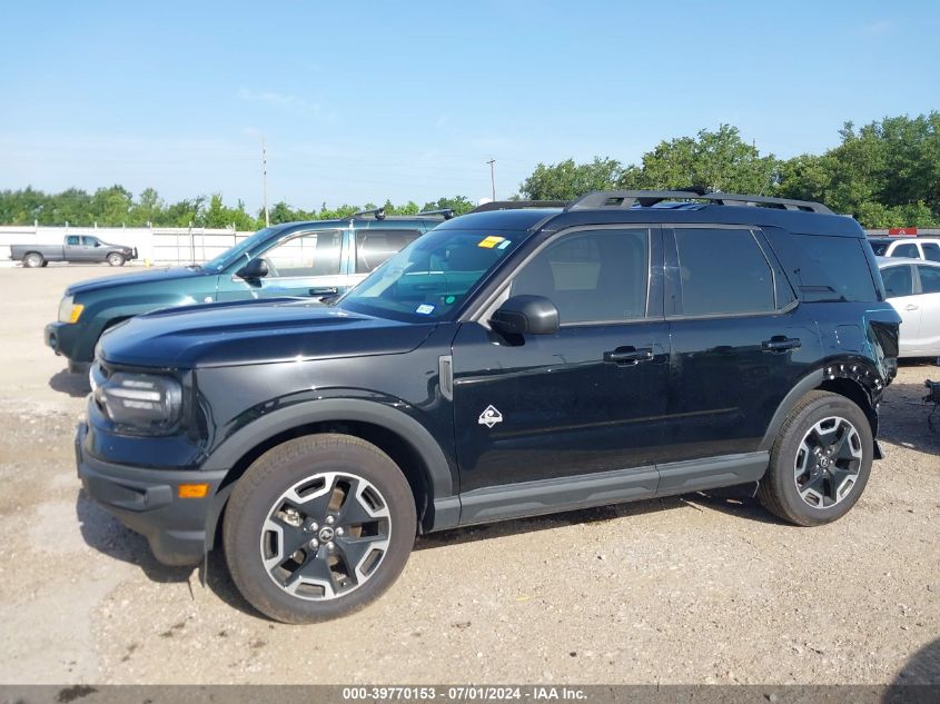 2023 Ford Bronco Sport Outer Banks VIN: 3FMCR9C69PRD34623 Lot: 39798439