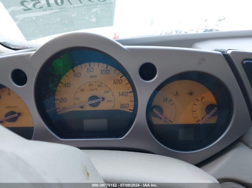 2005 Nissan Murano Sl VIN: JN8AZ08W95W428774 Lot: 39770152