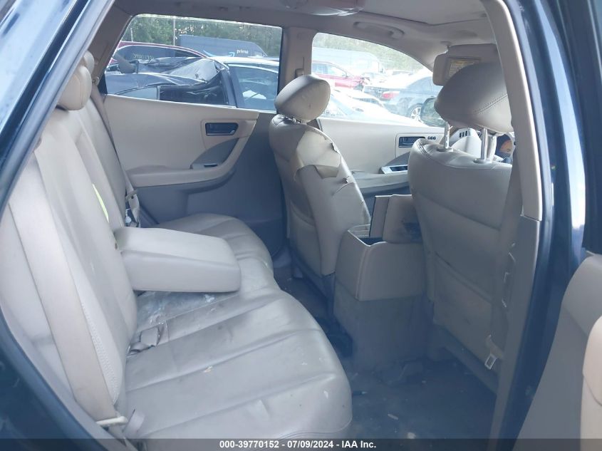 2005 Nissan Murano Sl VIN: JN8AZ08W95W428774 Lot: 39770152