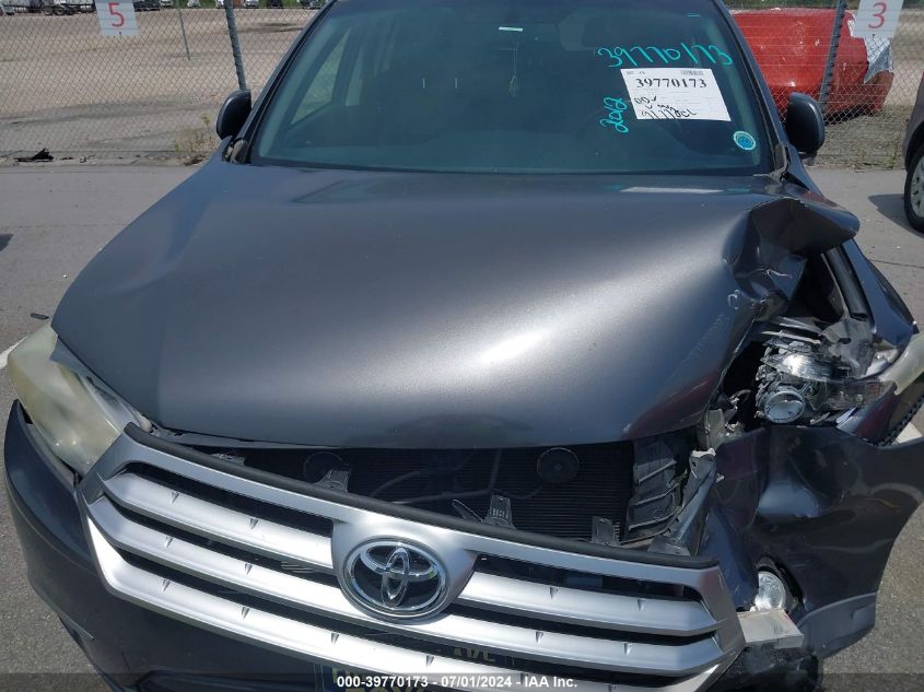 2012 Toyota Highlander Se VIN: 5TDZA3EHXCS027678 Lot: 39770173