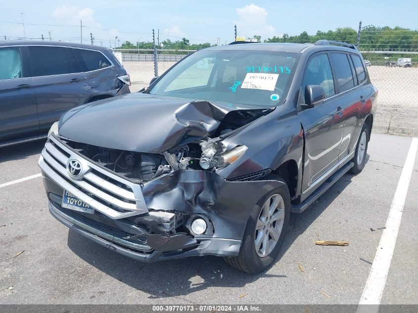 2012 Toyota Highlander Se VIN: 5TDZA3EHXCS027678 Lot: 39770173