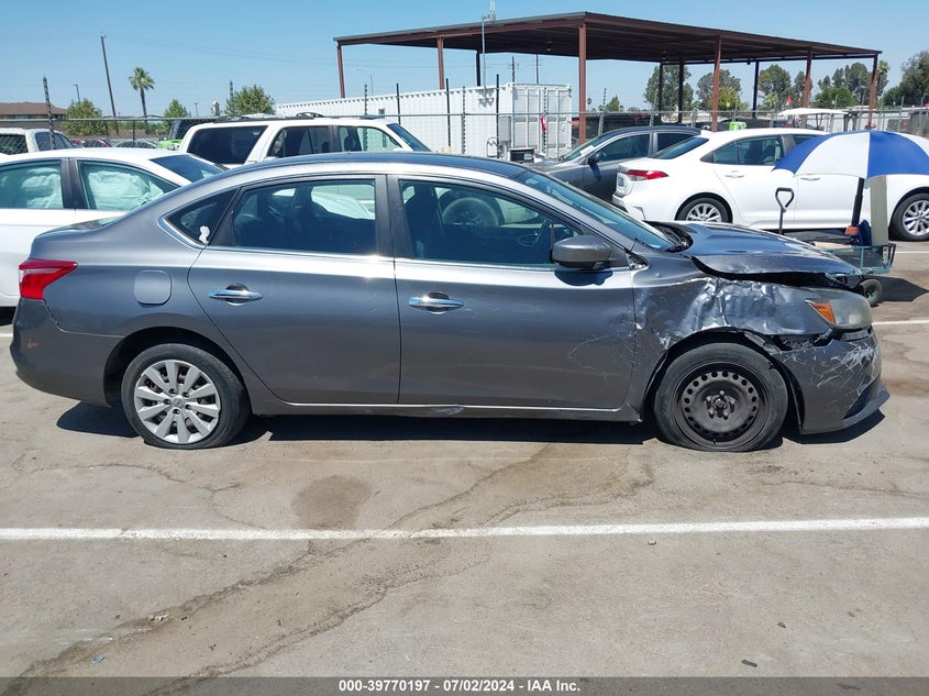 2017 Nissan Sentra Sv VIN: 3N1AB7APXHL701472 Lot: 39770197