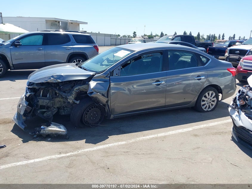 2017 Nissan Sentra Sv VIN: 3N1AB7APXHL701472 Lot: 39770197