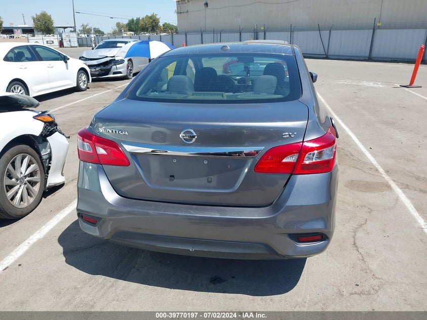 2017 Nissan Sentra Sv VIN: 3N1AB7APXHL701472 Lot: 39770197