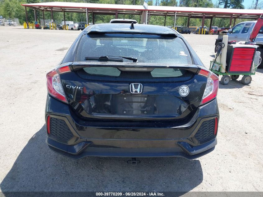 2019 Honda Civic Ex VIN: SHHFK7H63KU406024 Lot: 39770209