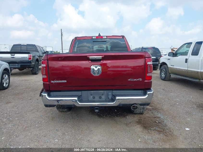 2019 Ram 1500 Laramie 4X4 5'7 Box VIN: 1C6SRFJT9KN516168 Lot: 39770228