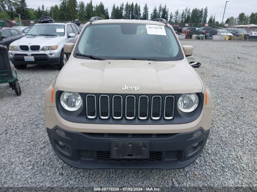 2015 Jeep Renegade Latitude VIN: ZACCJABT9FPC21543 Lot: 39770238