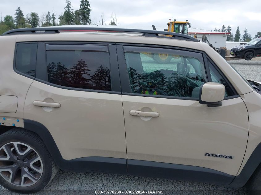 2015 Jeep Renegade Latitude VIN: ZACCJABT9FPC21543 Lot: 39770238