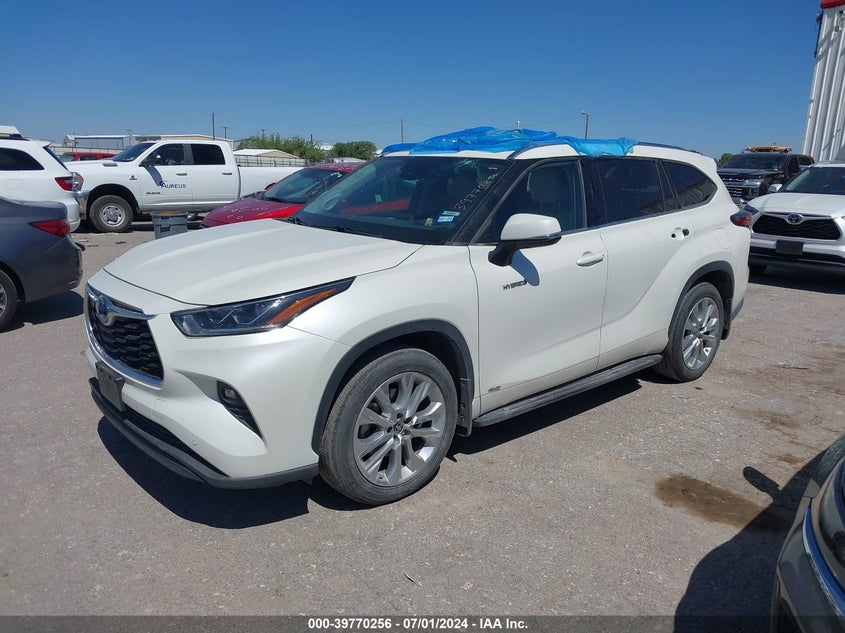 VIN 5TDDBRCH4MS523011 2021 TOYOTA HIGHLANDER HYBRID LIMITED