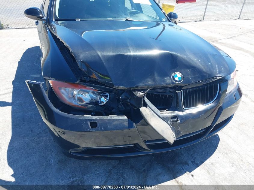 2007 BMW 328Xi VIN: WBAVT73577FZ35274 Lot: 39770258