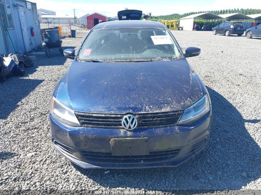 2011 Volkswagen Jetta 2.5L Se VIN: 3VWDZ7AJ0BM105917 Lot: 39770271