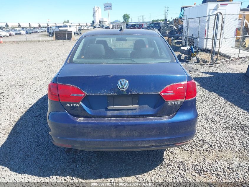 2011 Volkswagen Jetta 2.5L Se VIN: 3VWDZ7AJ0BM105917 Lot: 39770271