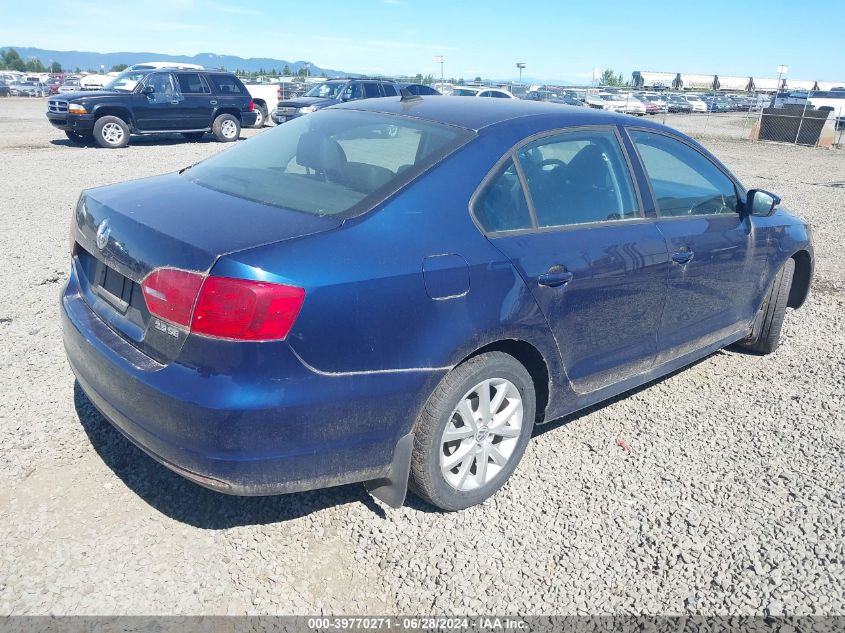 2011 Volkswagen Jetta 2.5L Se VIN: 3VWDZ7AJ0BM105917 Lot: 39770271