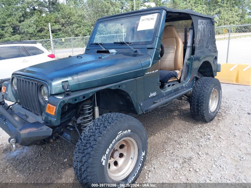 1999 Jeep Wrangler Se VIN: 1J4FY29P4XP438644 Lot: 39770286