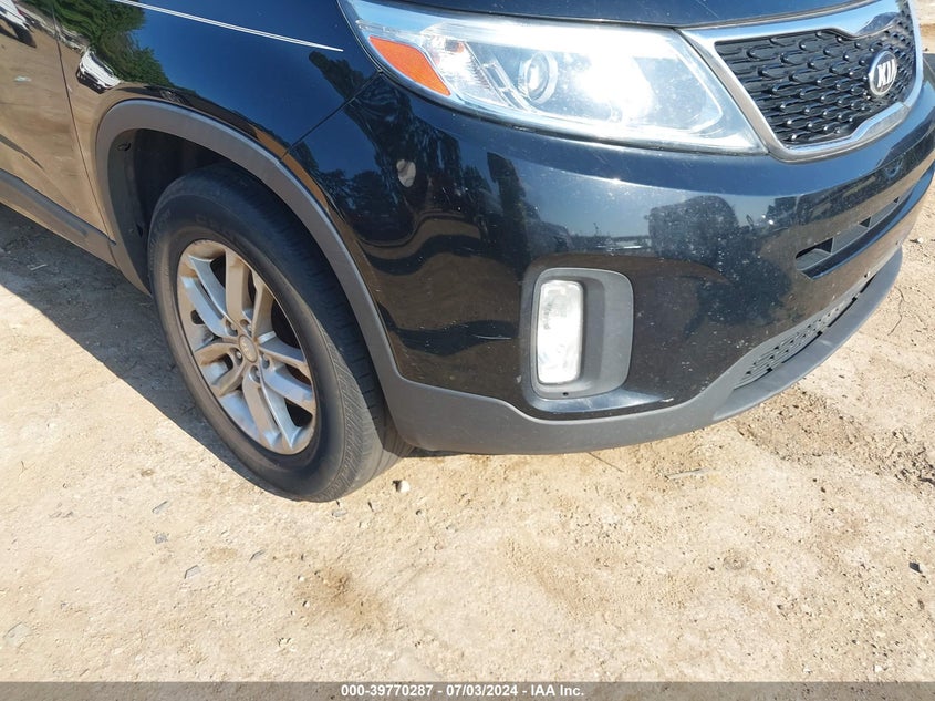 2014 Kia Sorento Lx VIN: 5XYKT3A62EG430344 Lot: 39770287