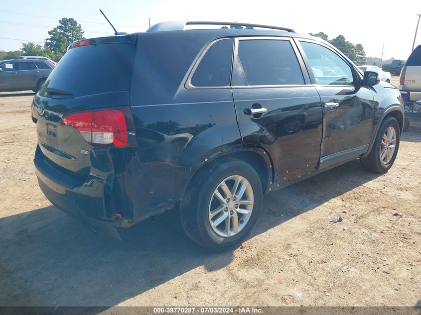 2014 Kia Sorento Lx VIN: 5XYKT3A62EG430344 Lot: 39770287