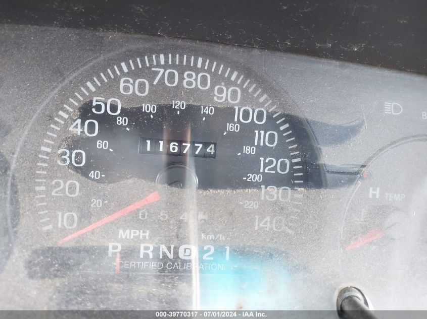 2001 Ford Crown Victoria Police Interceptor VIN: 2FAFP71W81X175414 Lot: 39770317