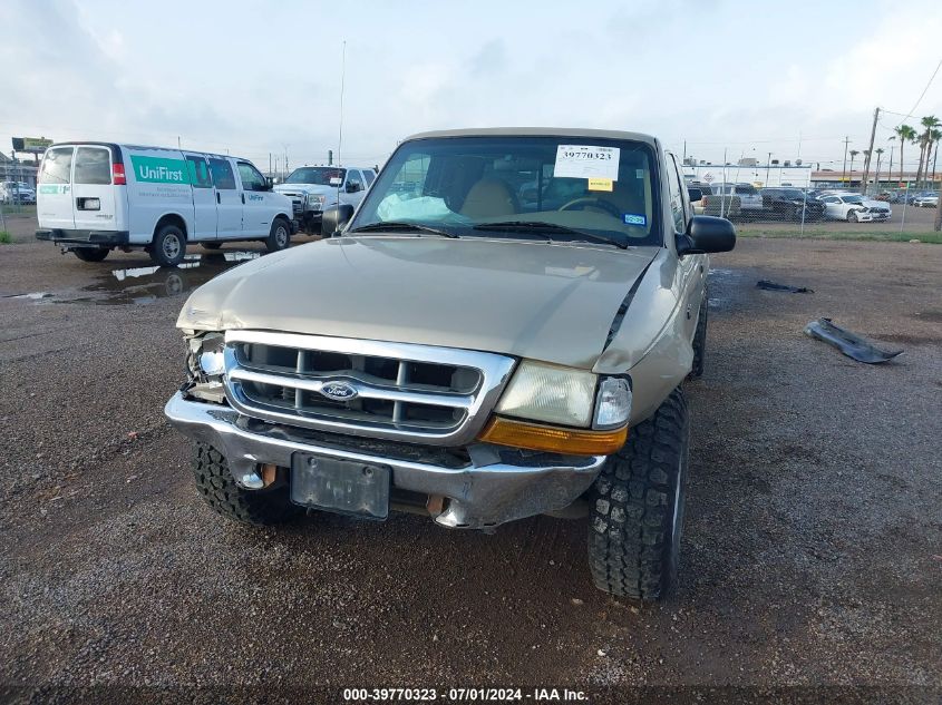 1999 Ford Ranger Xl/Xlt VIN: 1FTYR14V6XPB12906 Lot: 39770323