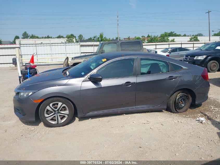 2018 Honda Civic Lx VIN: 2HGFC2F59JH537268 Lot: 39770324