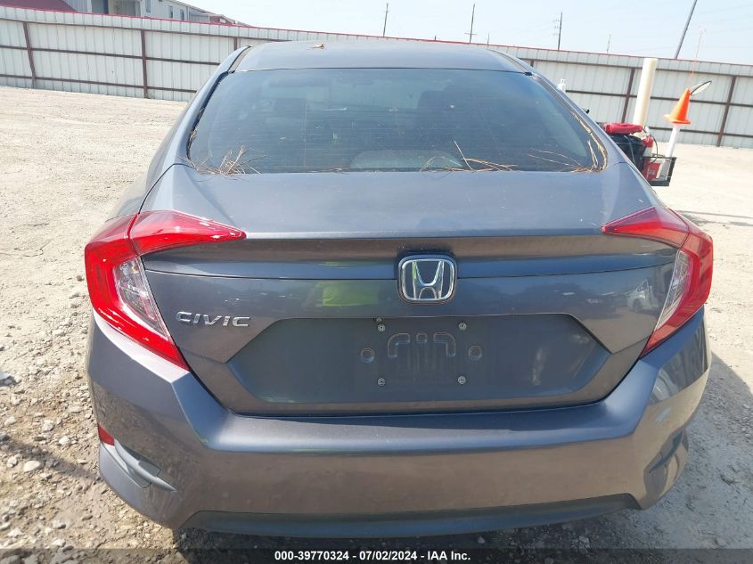 2018 Honda Civic Lx VIN: 2HGFC2F59JH537268 Lot: 39770324