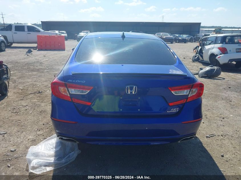2021 Honda Accord Sport 2.0T VIN: 1HGCV2F3XMA023752 Lot: 39770325