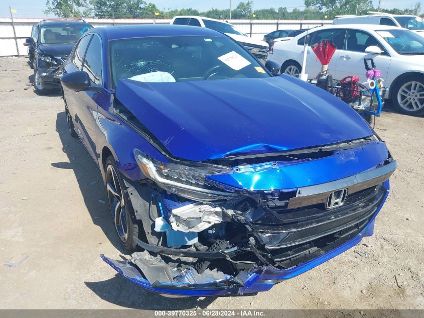 2021 Honda Accord Sport 2.0T VIN: 1HGCV2F3XMA023752 Lot: 39770325