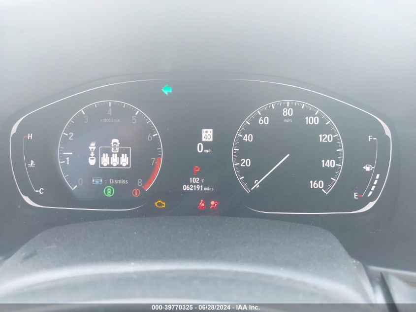 2021 Honda Accord Sport 2.0T VIN: 1HGCV2F3XMA023752 Lot: 39770325