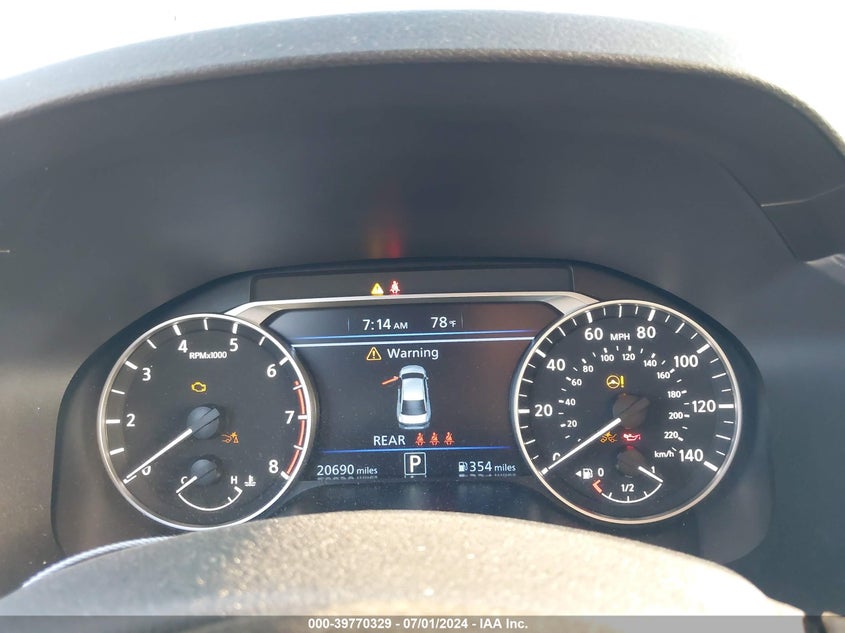 2024 NISSAN ALTIMA SV - 1N4BL4DV1RN303145