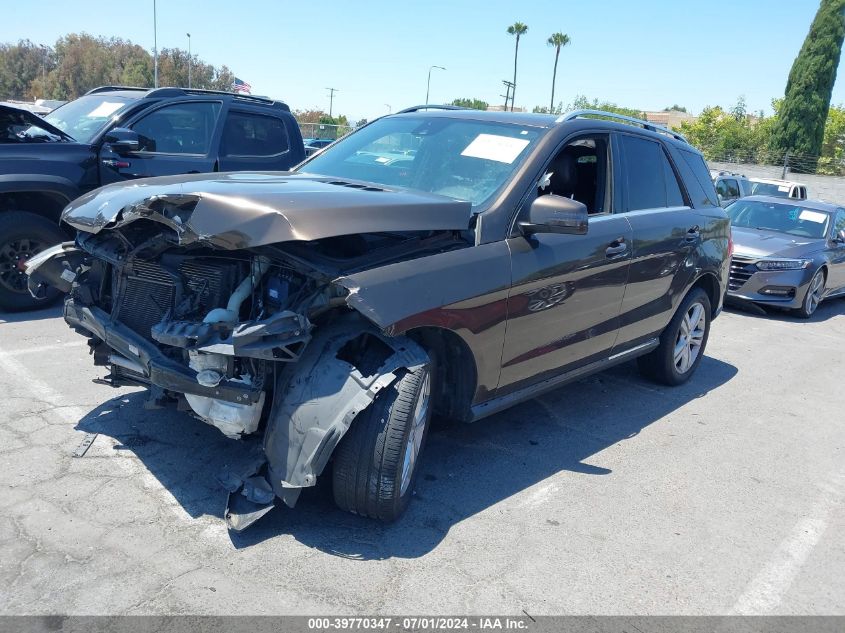 2014 Mercedes-Benz Ml 350 4Matic VIN: 4JGDA5HB7EA390190 Lot: 39770347