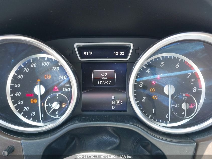 2014 Mercedes-Benz Ml 350 4Matic VIN: 4JGDA5HB7EA390190 Lot: 39770347