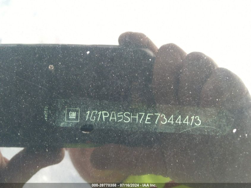 2014 Chevrolet Cruze Ls Auto VIN: 1G1PA5SH7E7344413 Lot: 39770358